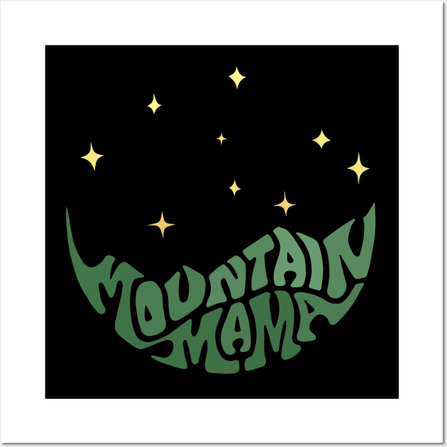 Mountain Mama Word Art Wall Art by Slightly Unhinged